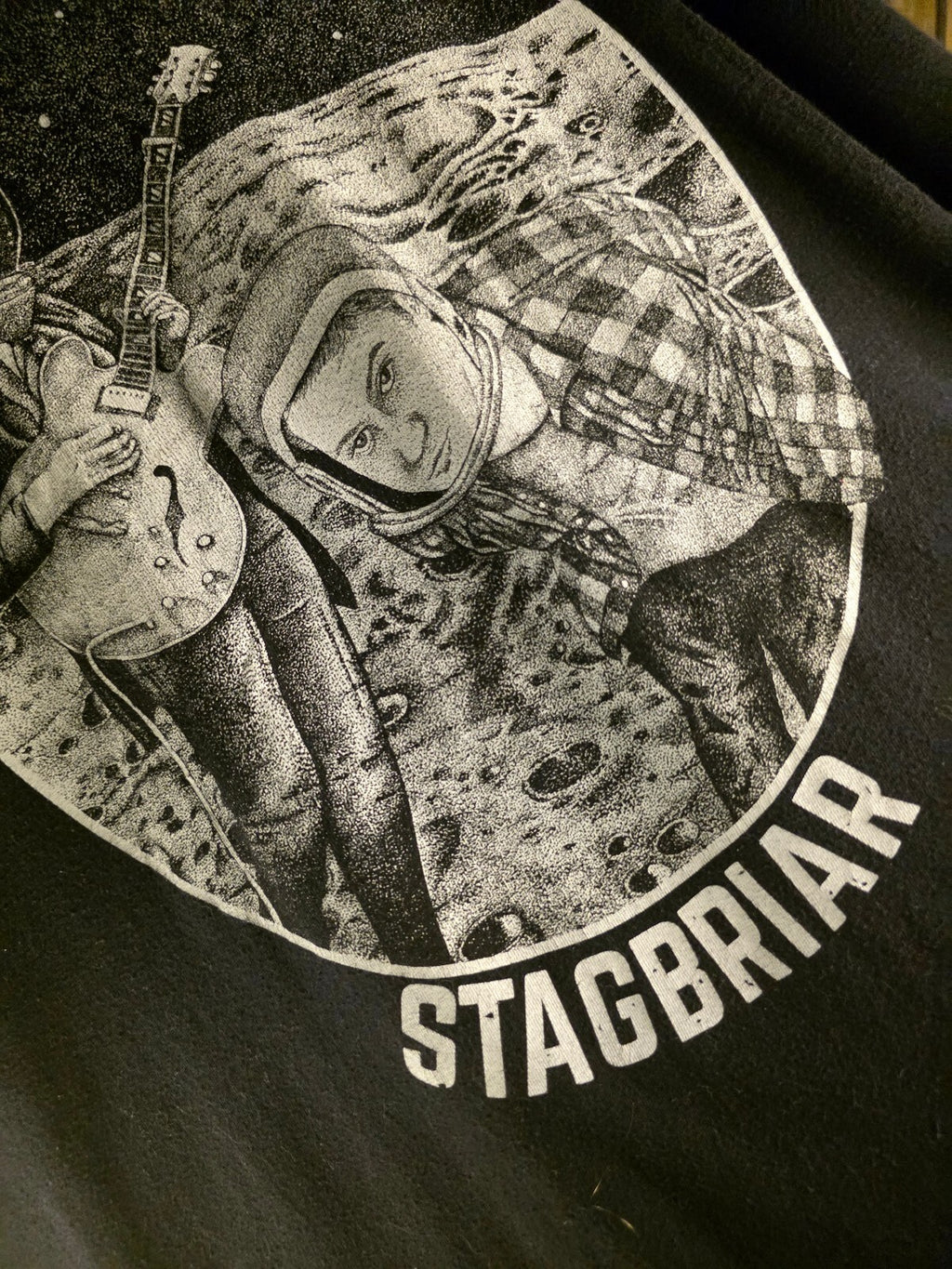 Stagbriar black graphic T-shirt
