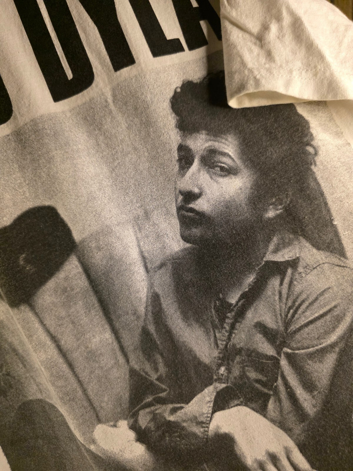 Bob Dylan white photo T-shirt