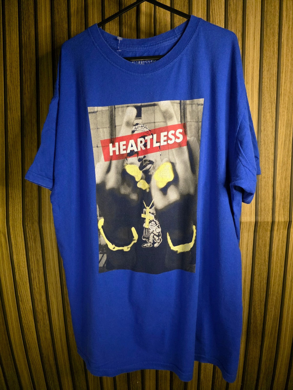 2Pac Heartless blue T-shirt