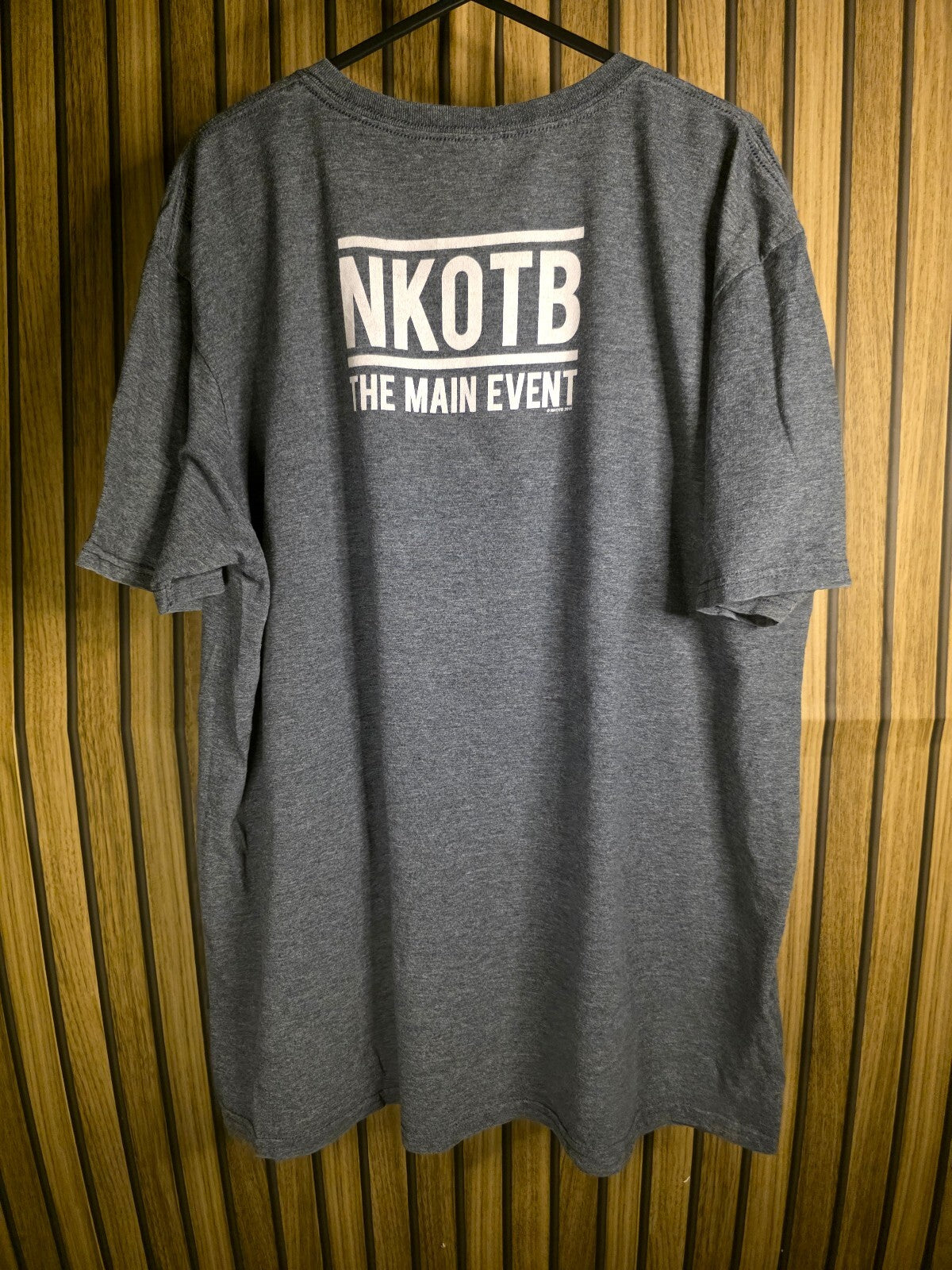 NKOTB The Main Event gray T-shirt