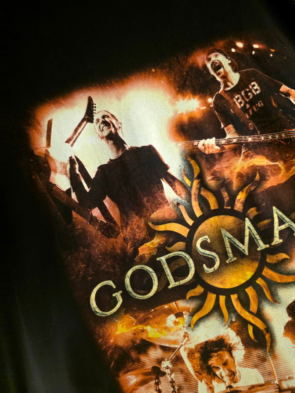 Godsmack IV Sunrises black tour T-shirt