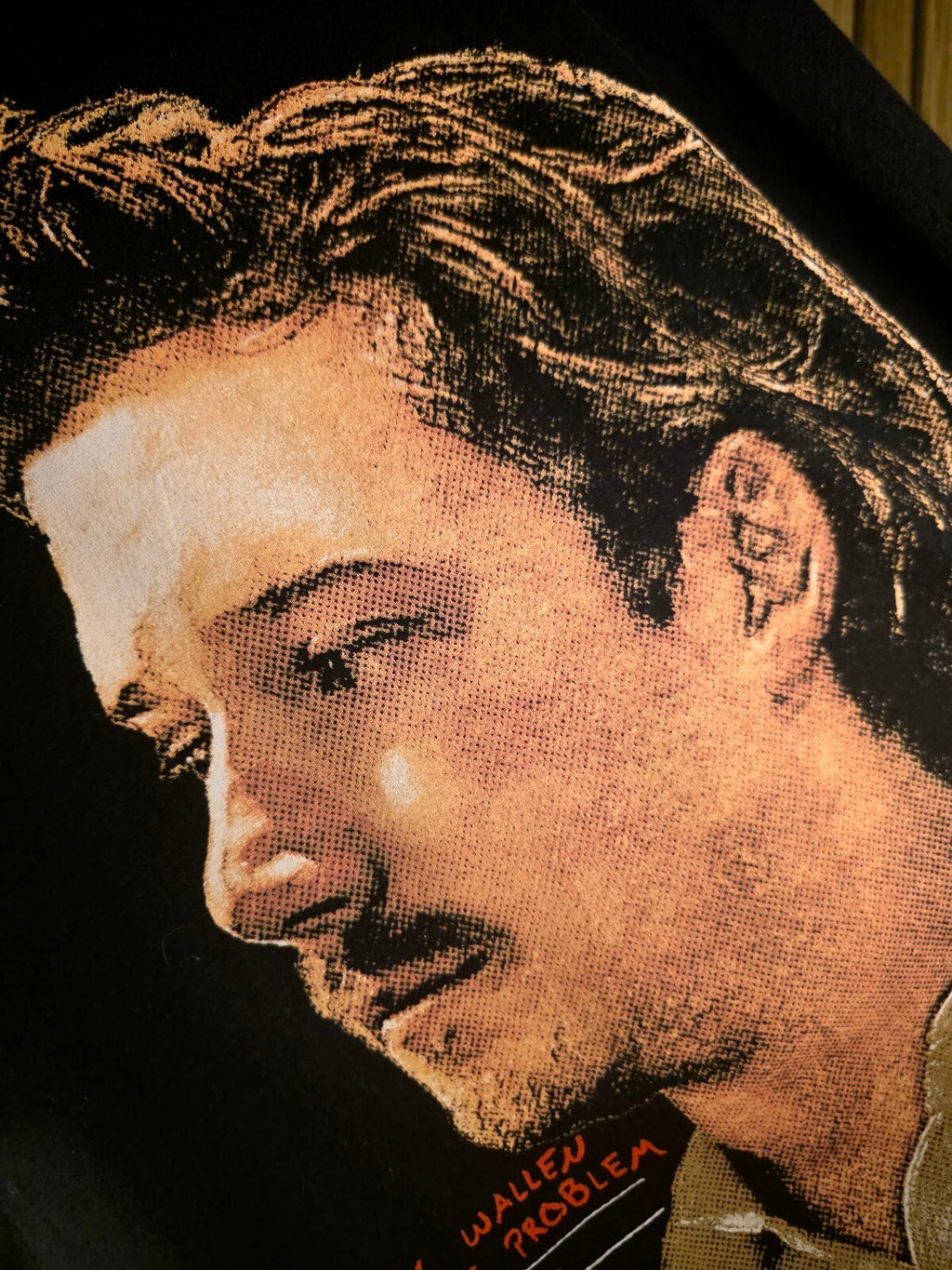 Morgan Wallen black portrait T-shirt