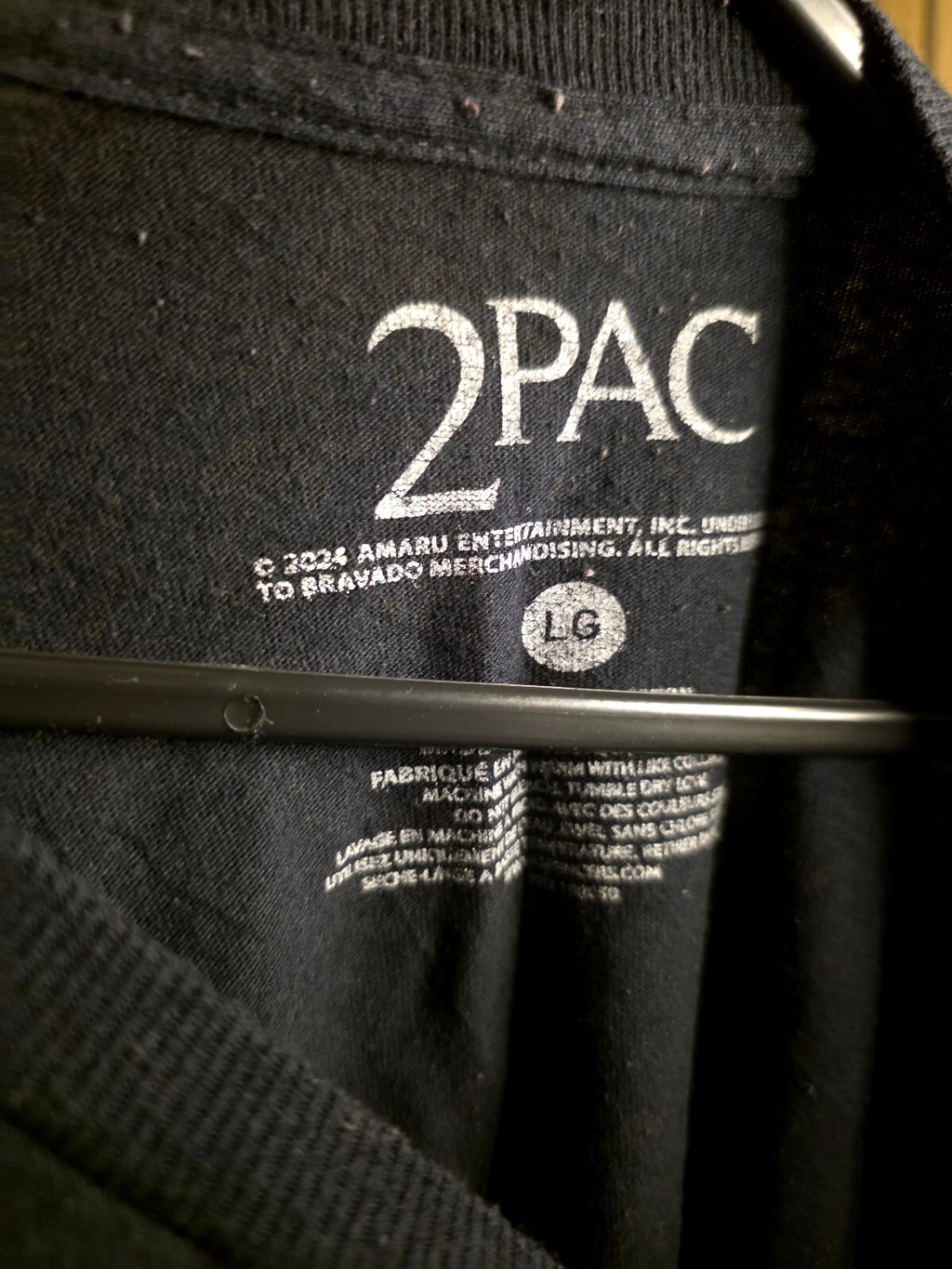 2Pac black photo T-shirt