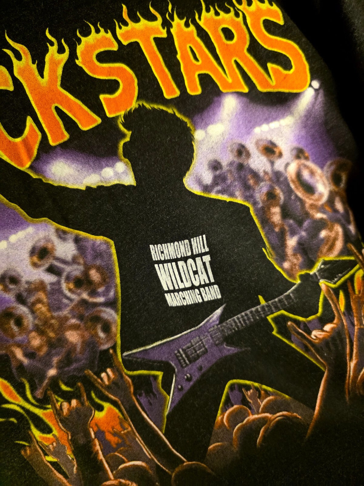 Richmond Hill Wildcat Band black T-shirt