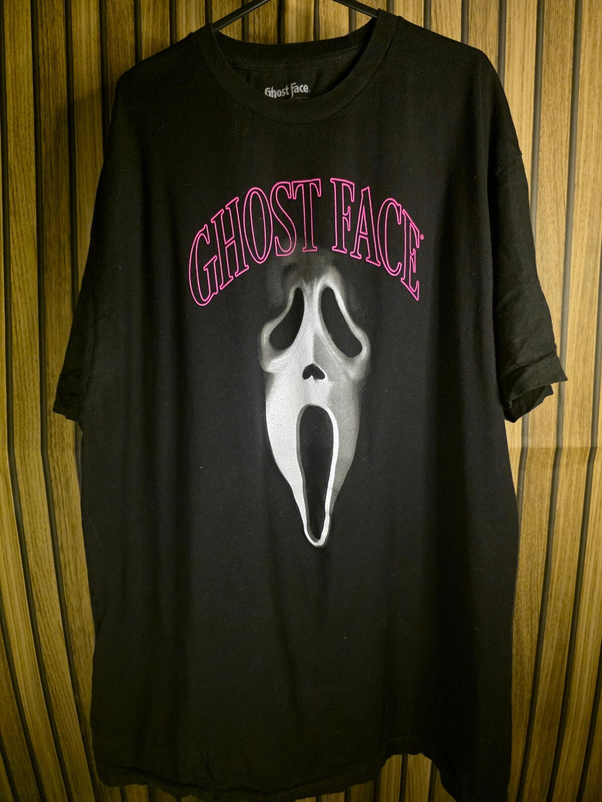 Ghost Face black logo T-shirt