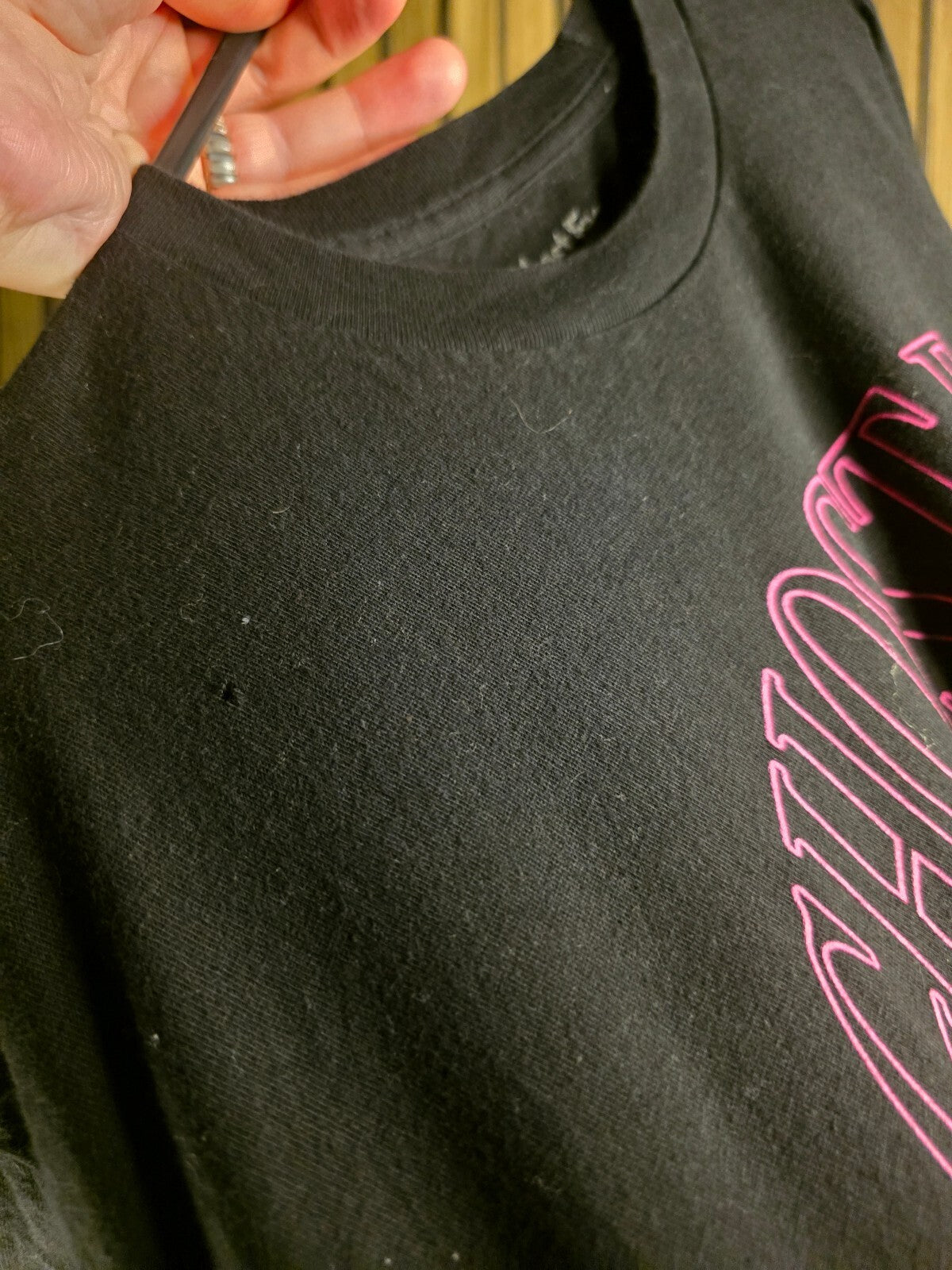 Ghost Face black logo T-shirt