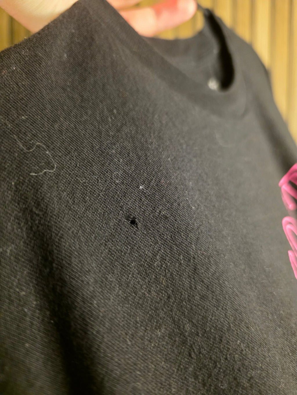 Ghost Face black logo T-shirt