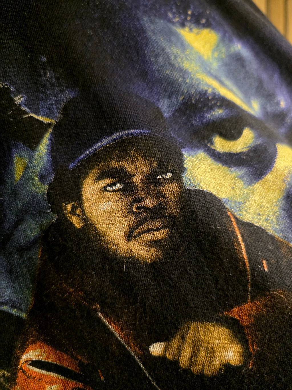 Unknown Ice Cube Graphic T-shirt Black Orange Medium BS2430