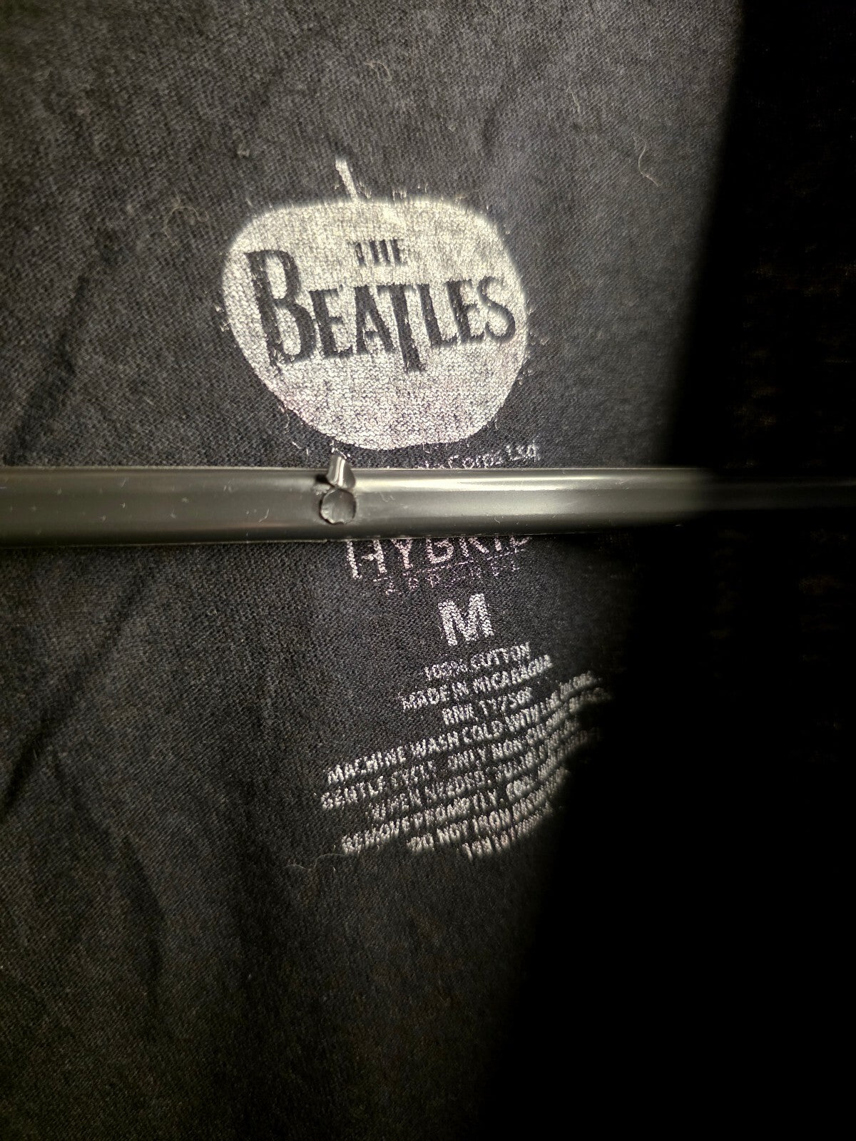 The Beatles Men's T-Shirt Abbey Road Graphic Black Medium BS2439