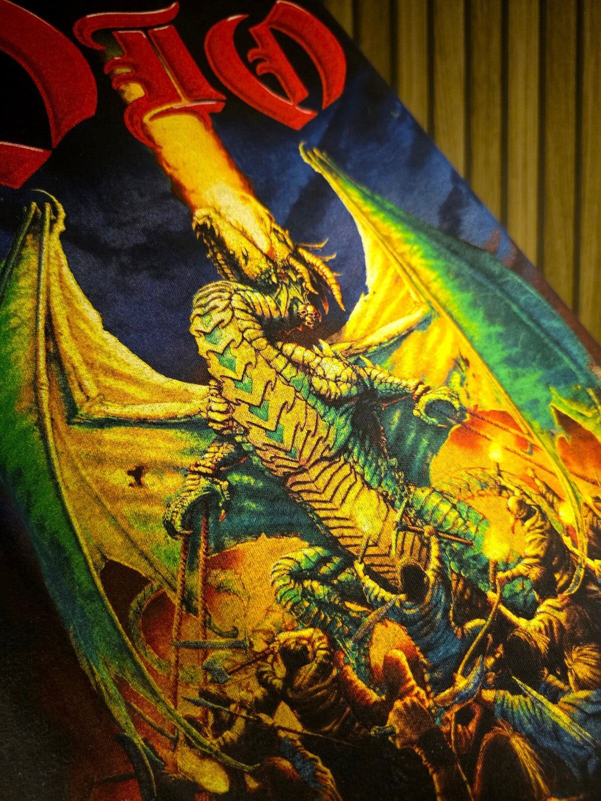 Cygnus Dio Dragon Graphic Black T-Shirt Size L BS2441