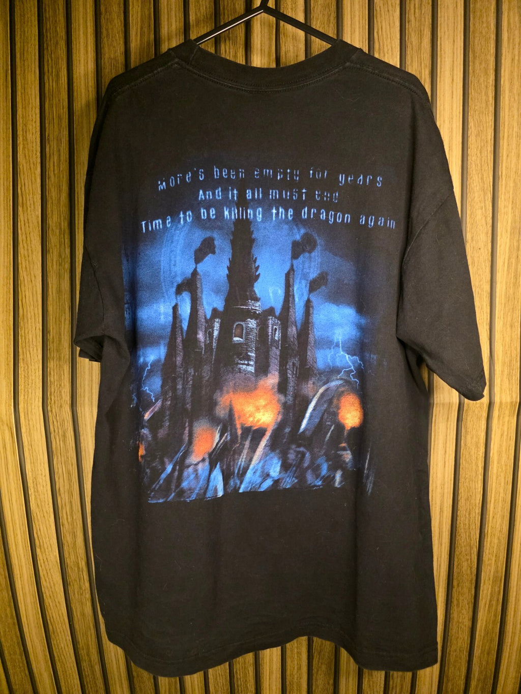 Cygnus Dio Dragon Graphic Black T-Shirt Size L BS2441