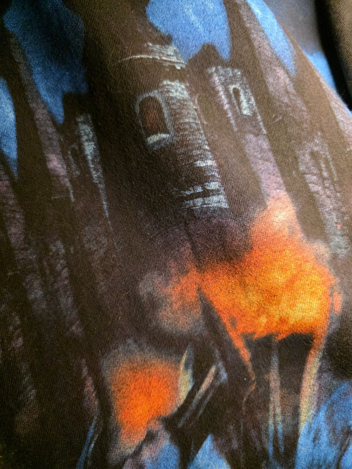 Cygnus Dio Dragon Graphic Black T-Shirt Size L BS2441
