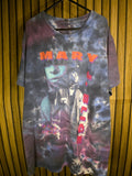 Mary J Blige Tie-Dye Graphic T-Shirt Purple Red Medium BS2447