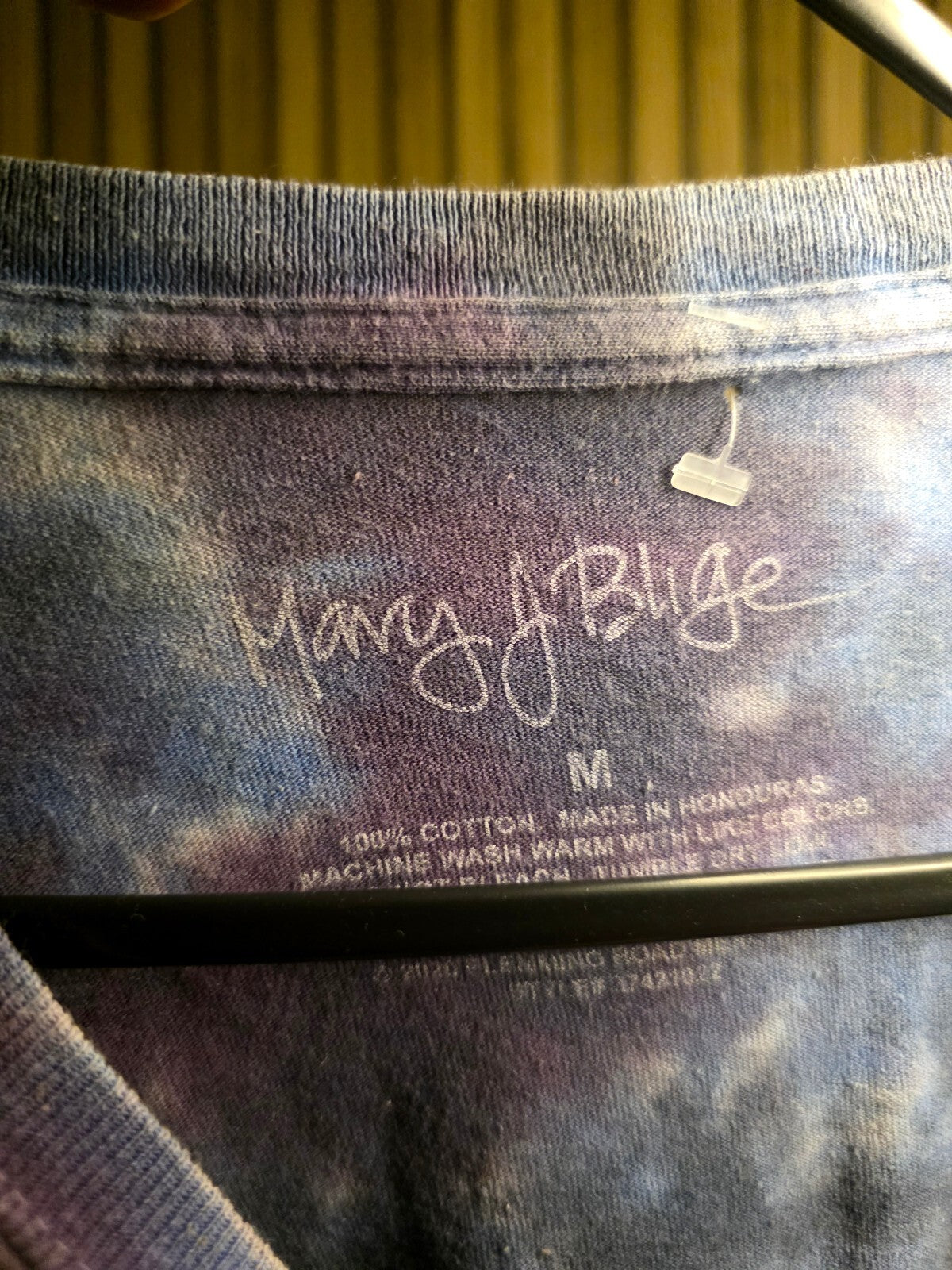 Mary J Blige Tie-Dye Graphic T-Shirt Purple Red Medium BS2447