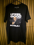 Timeless Pitbull I Feel Good Tour T-Shirt Black Medium BS2454
