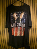 Florida Georgia Line Tour T-Shirt Black Red XL BS2455