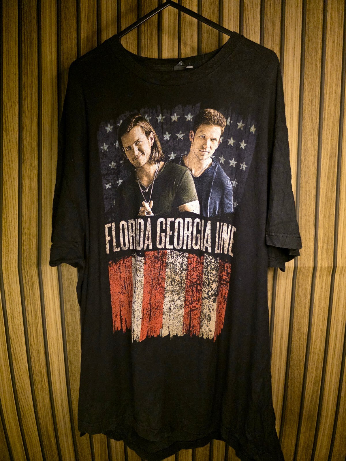 Florida Georgia Line Tour T-Shirt Black Red XL BS2455