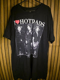 Gildan Hot Dads Band Graphic T-Shirt Black XL BS2462