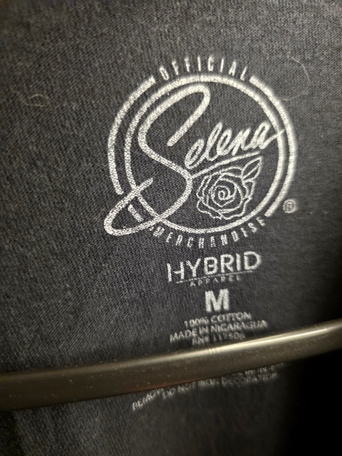Selena T-Shirt Black Medium Official Merchandise Hybrid Apparel BS2464