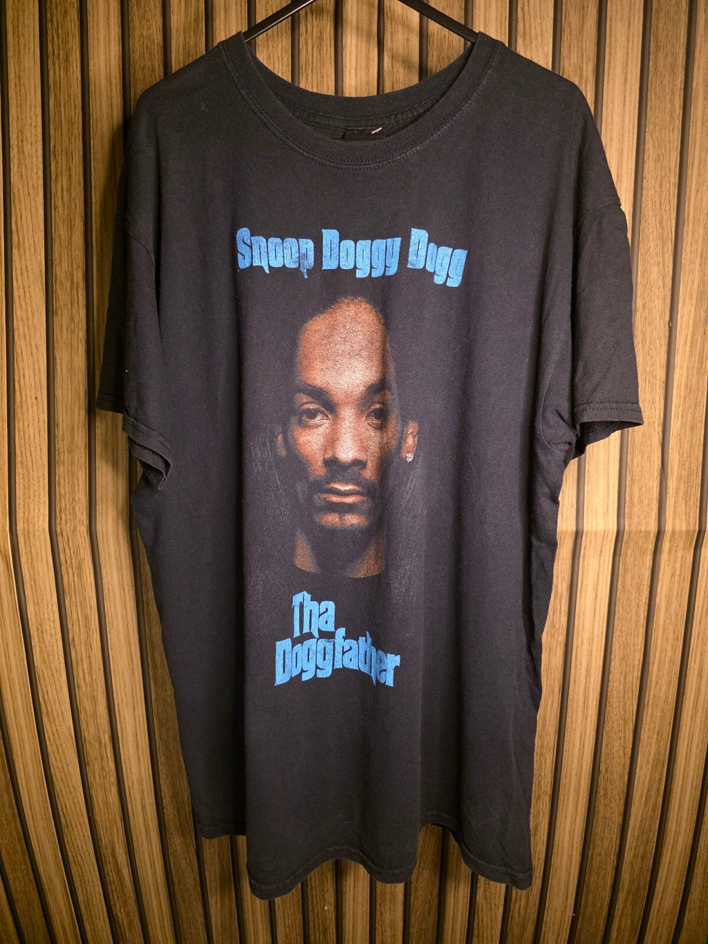 Snoop Doggy Dogg Tha Doggfather Black T-Shirt Medium BS2465