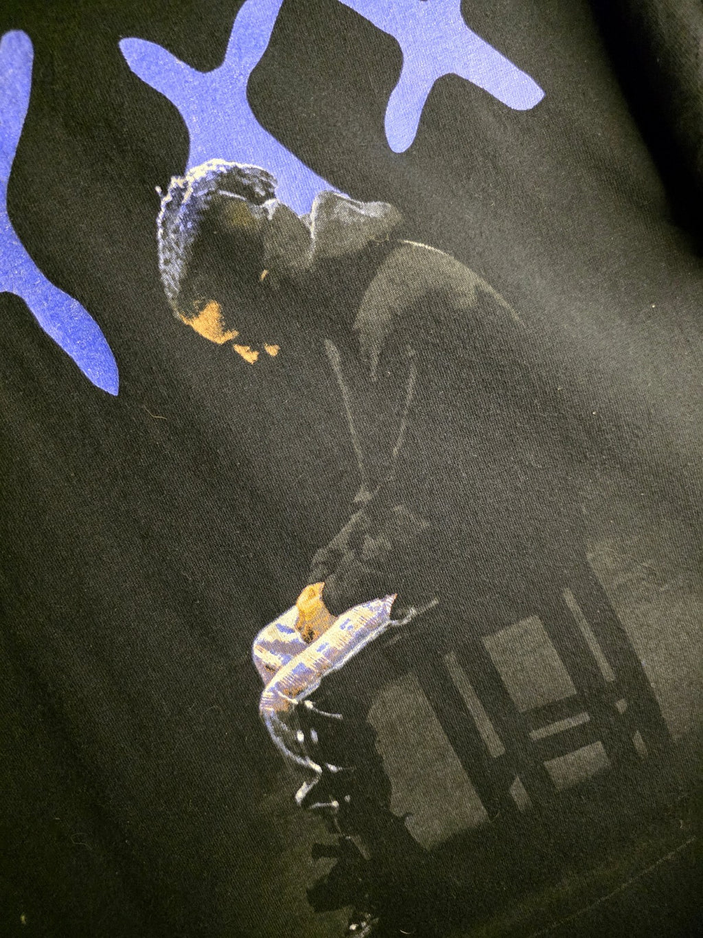 XXXTENTACION Men's T-Shirt Black Graphic Size L BS2476