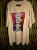 The Notorious B.I.G. Men's T-Shirt Biggie Smalls Graphic Beige Large BS2481