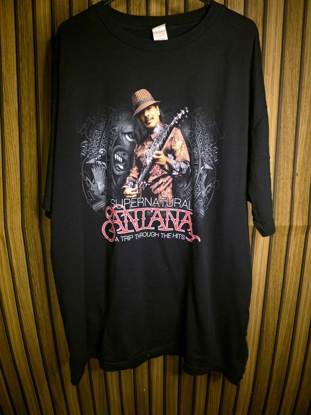 Santana Supernatural Tour T-shirt Black XL Live at the Joint BS2483