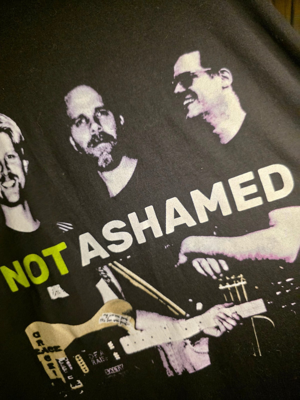 Port & Company Not Ashamed Band T-Shirt Black XL BS2488