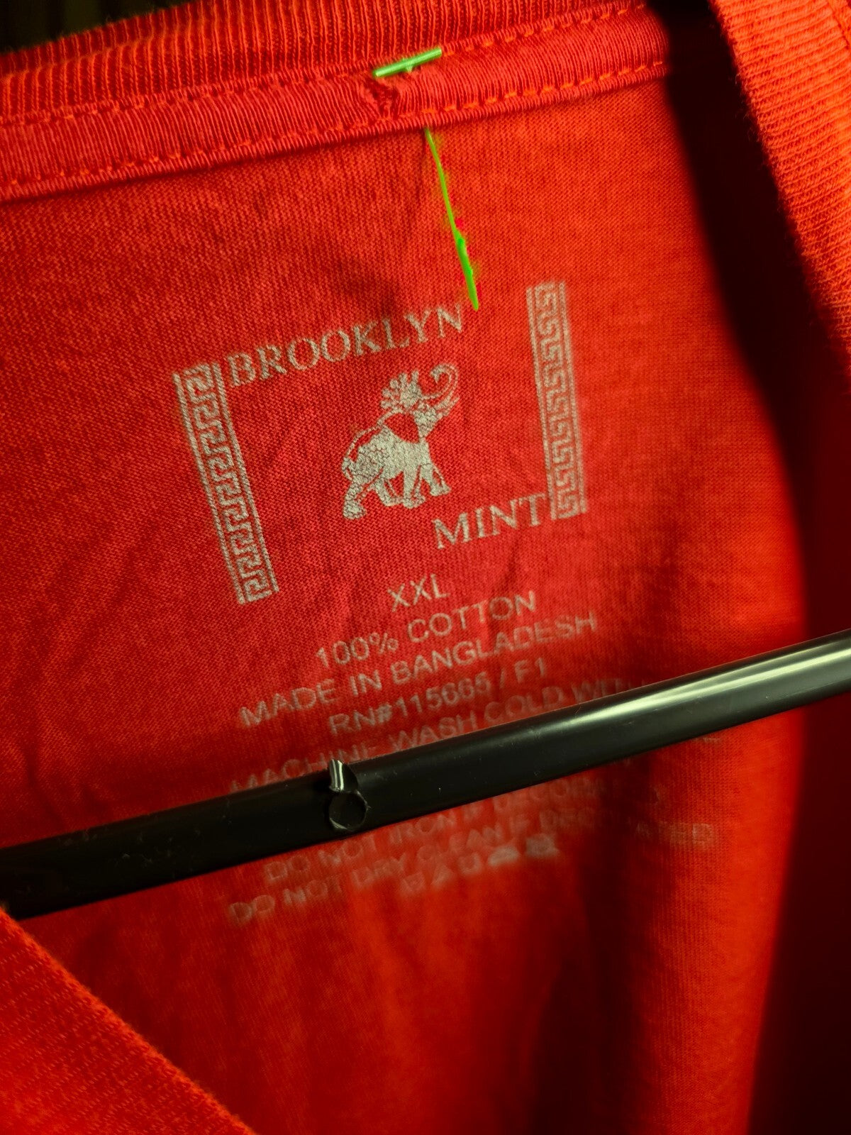 Brooklyn Mint The Notorious B.I.G. Ready to Die Red T-Shirt XXL BS2498