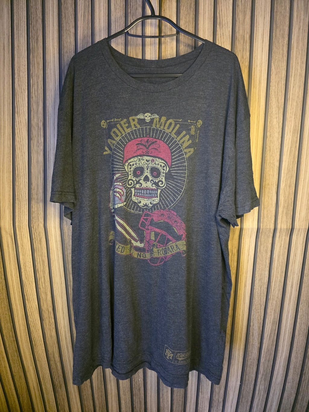 108 Stitches Javier Molina Graphic T-shirt Dark Gray XXL MX56