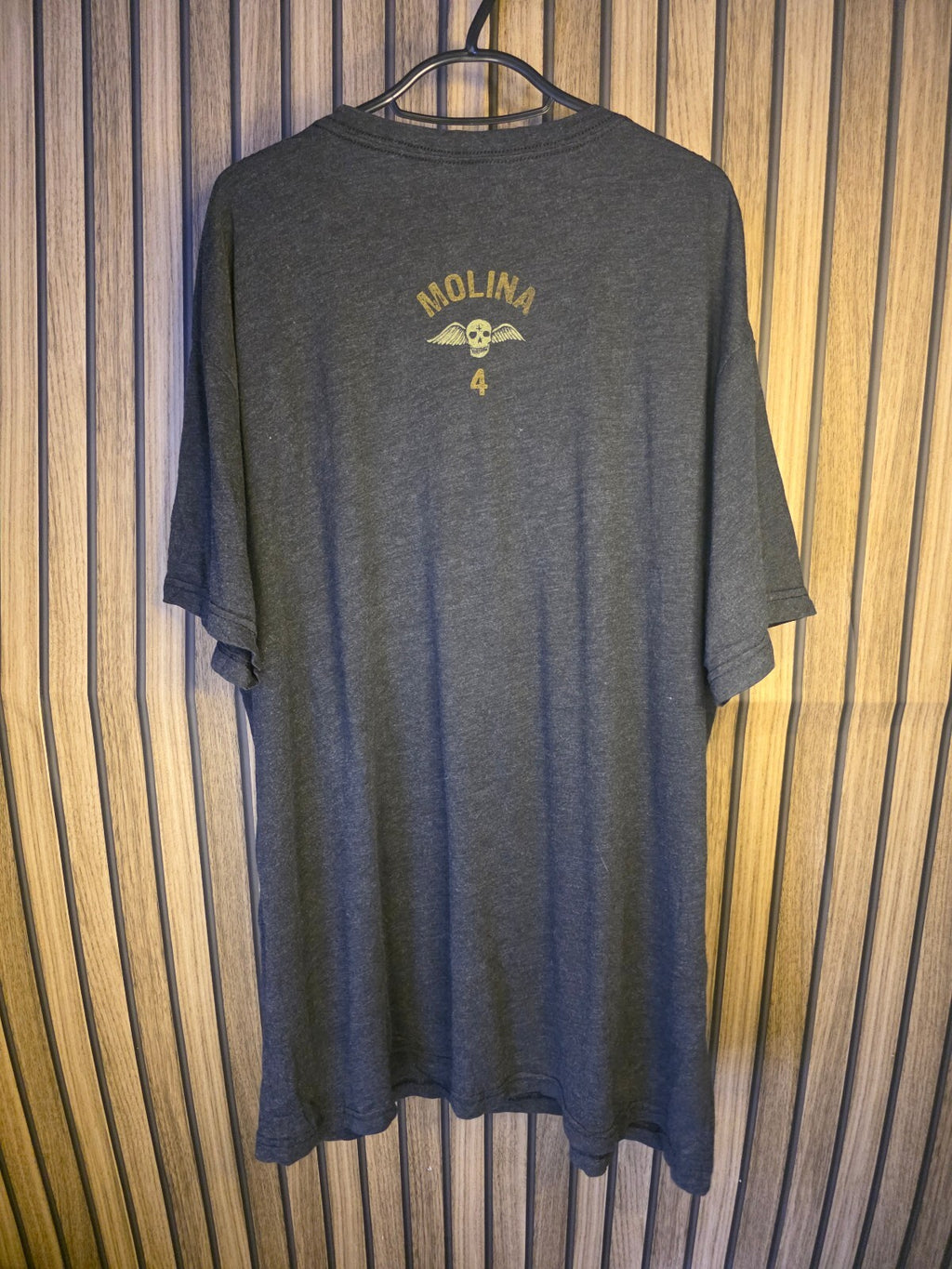 108 Stitches Javier Molina Graphic T-shirt Dark Gray XXL MX56