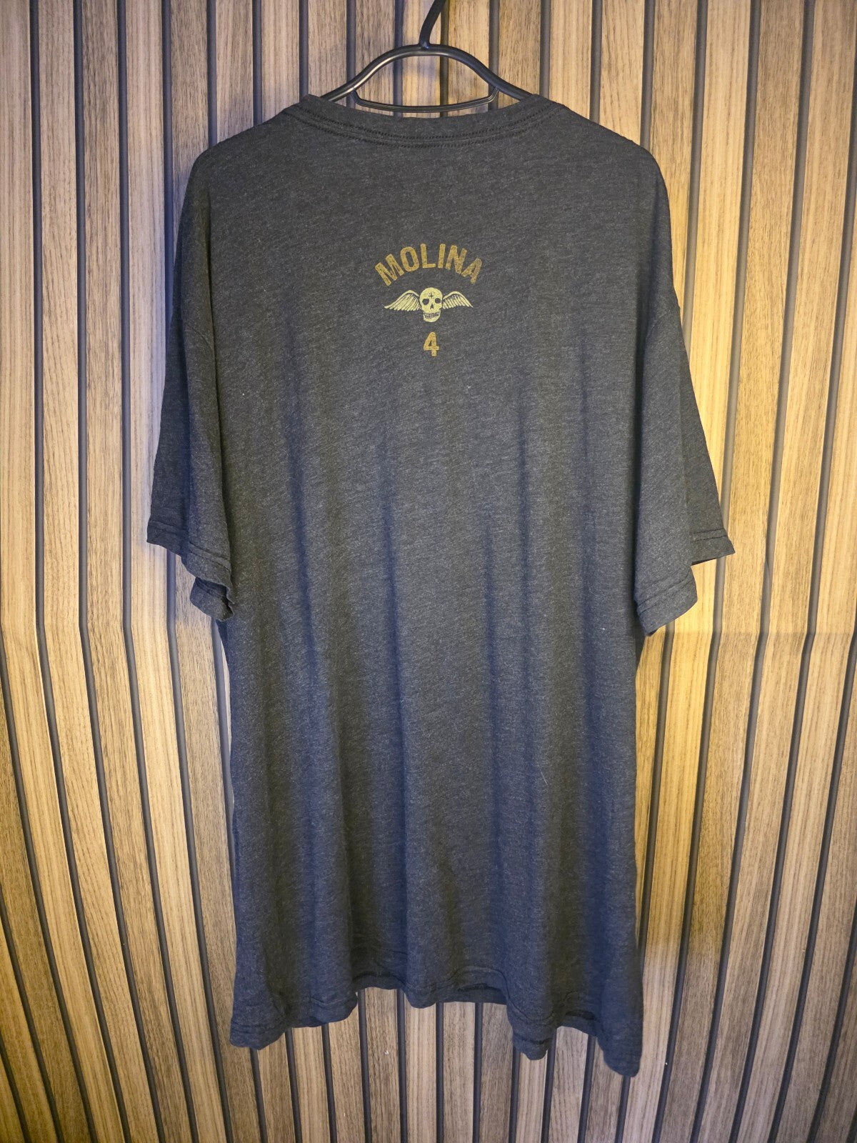108 Stitches Javier Molina Graphic T-shirt Dark Gray XXL MX56