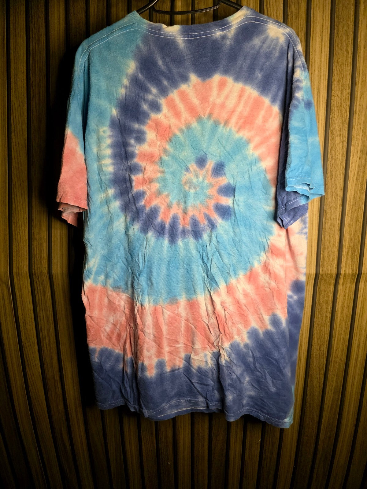Sonic The Hedgehog Tie-Dye T-Shirt Blue Pink Size L MX393