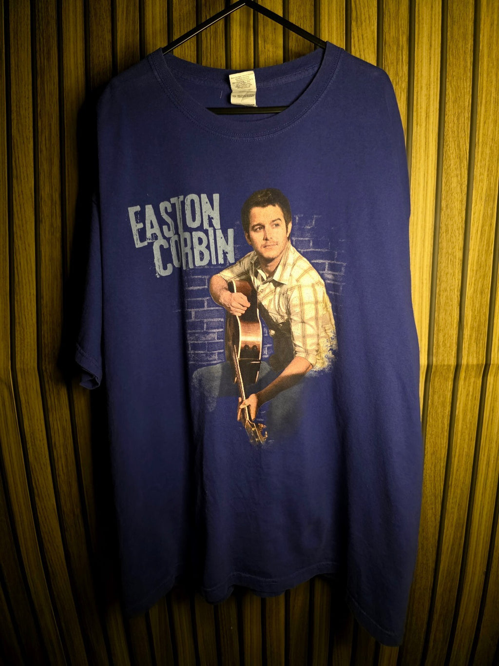 Gildan Easton Corbin Tour 2011 Graphic T-shirt Blue XL RAN41