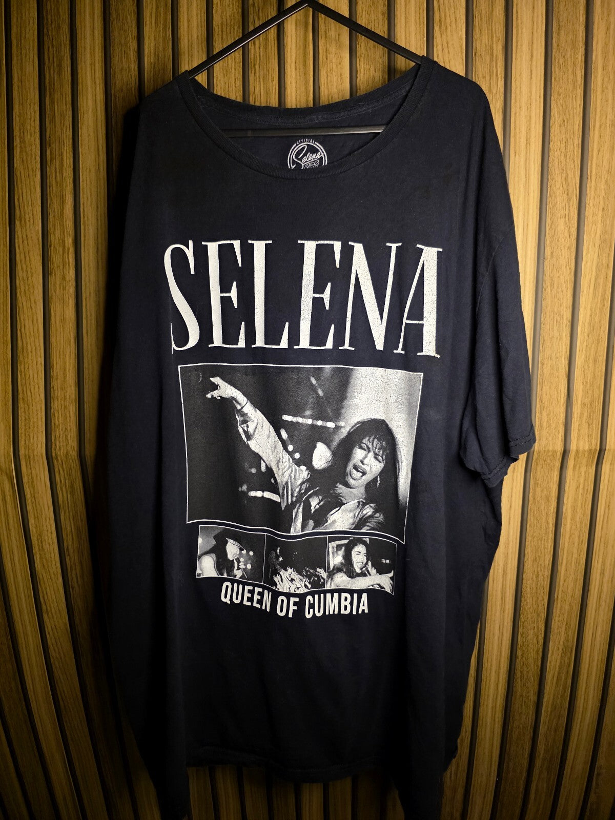 Selena Queen of Cumbia Black T-Shirt Size 3XL RAN45