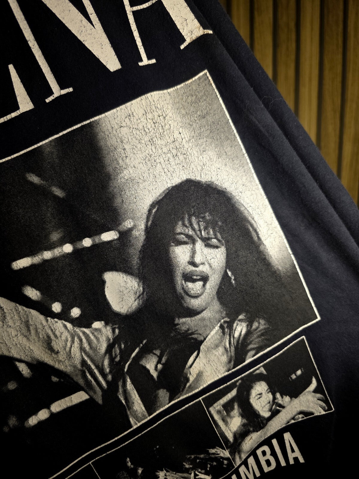 Selena Queen of Cumbia Black T-Shirt Size 3XL RAN45