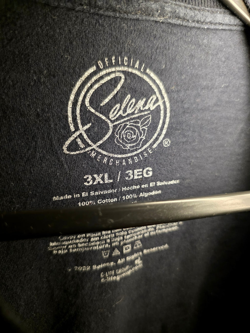 Selena Queen of Cumbia Black T-Shirt Size 3XL RAN45