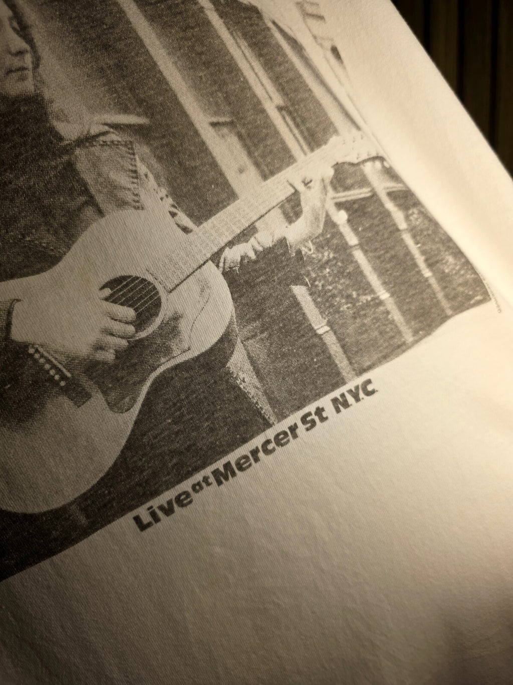 John Galt T-Shirt The Little Sister Live at Mercer St NYC White Regular M RAN46