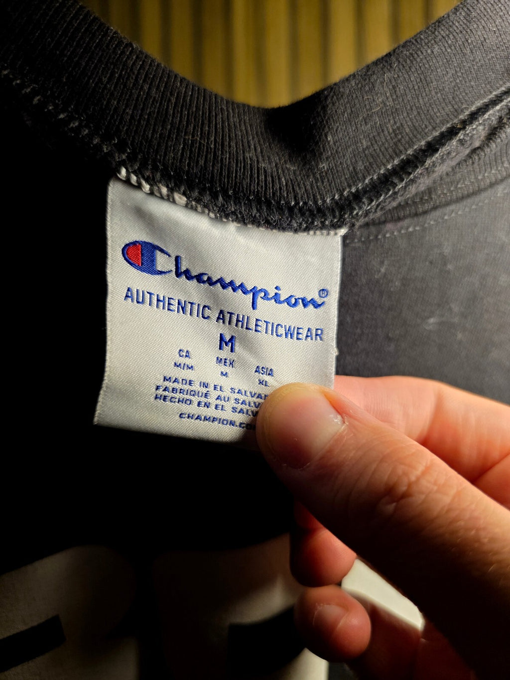 Champion Black HBCU Sweatshirt Medium RAN52