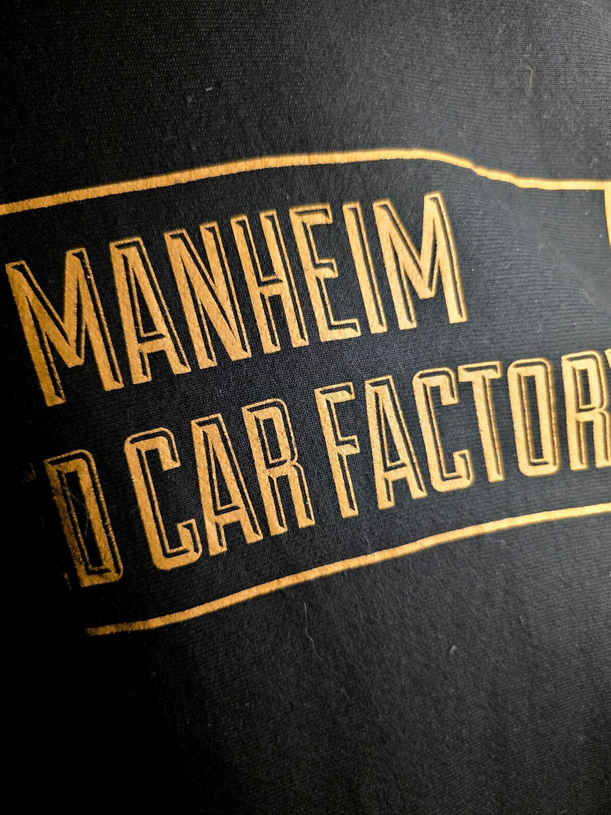 Champion Reverse Weave Sweatshirt Manheim Used Car Factory Black Medium RAN53