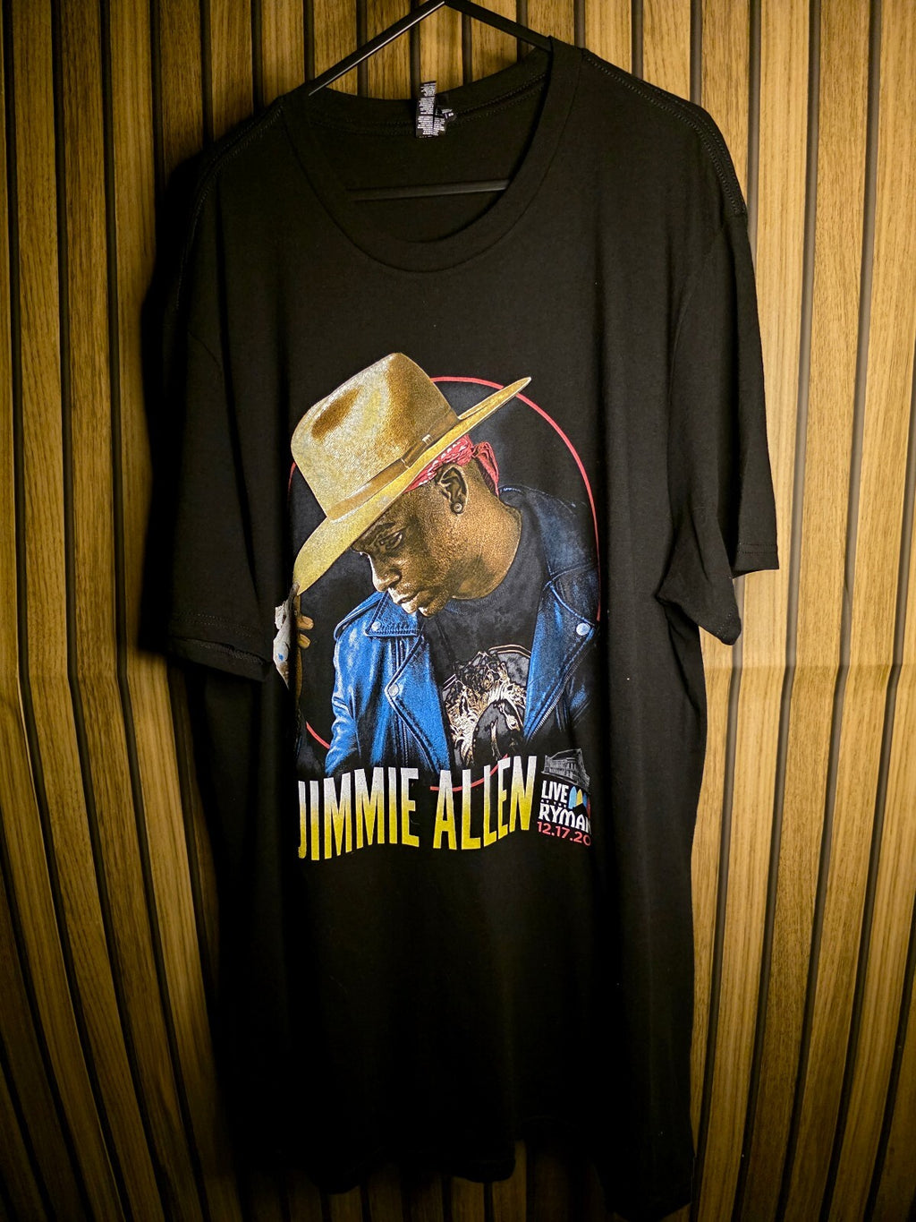 Jimmie Allen Black Graphic T-shirt XL RAN54