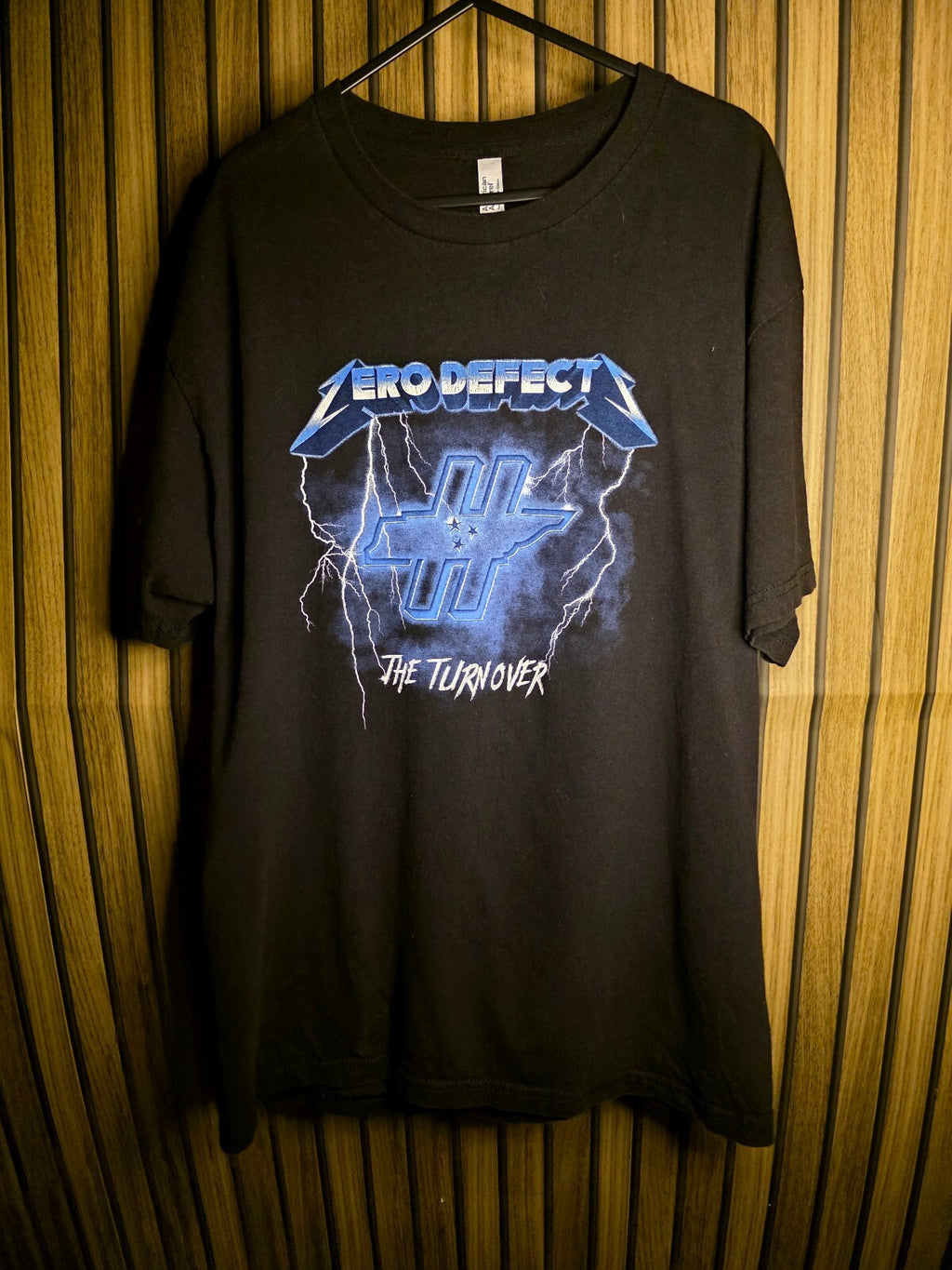 Zero Defect The Turnover Tour Graphic T-Shirt Black Size L RAN55
