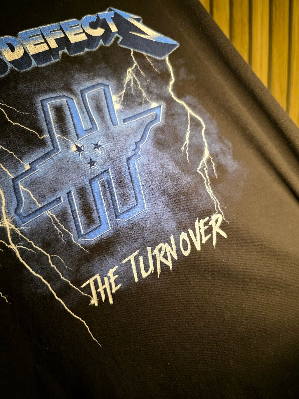 Zero Defect The Turnover Tour Graphic T-Shirt Black Size L RAN55