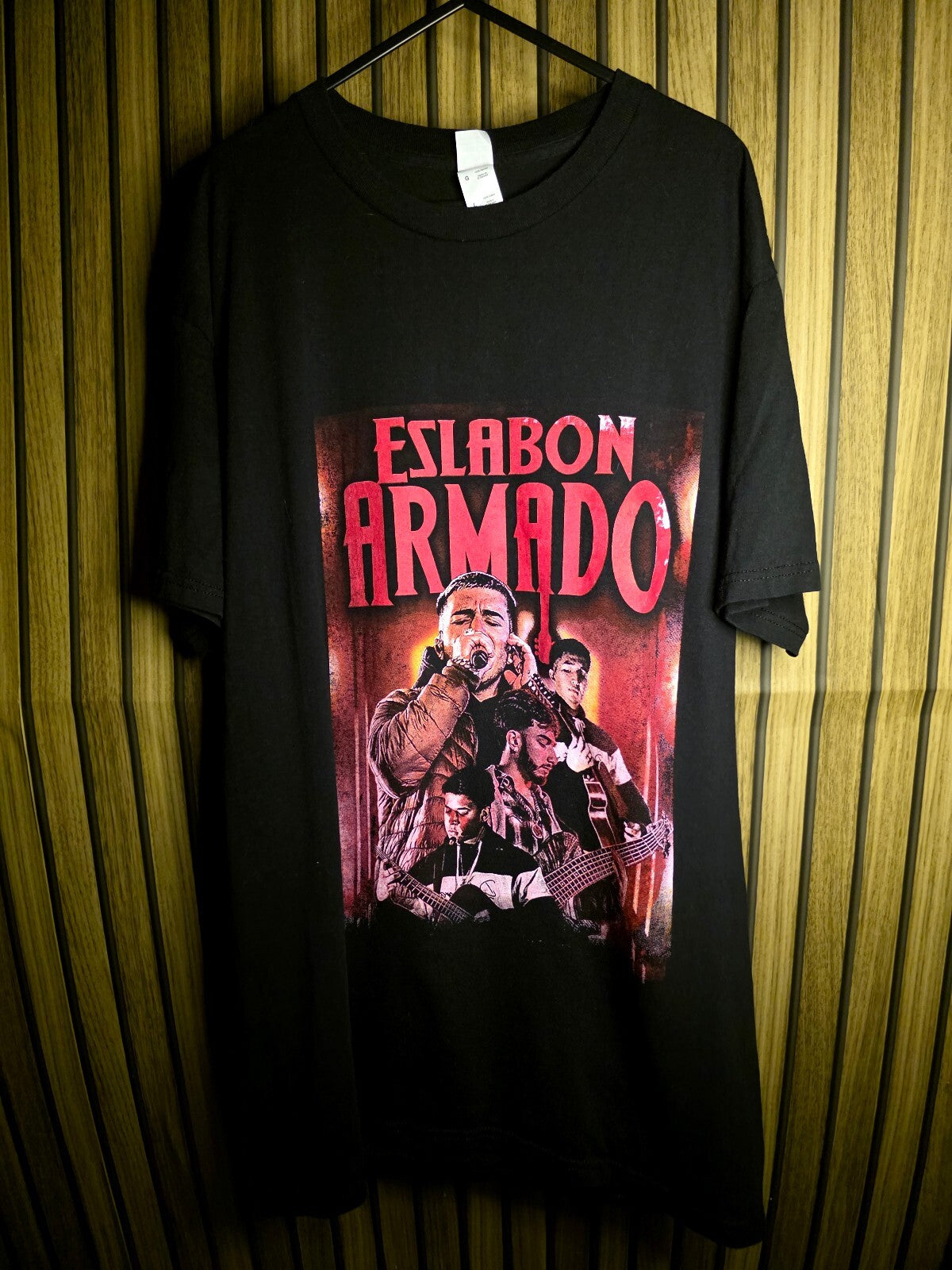 Eslabon Armado Graphic T-Shirt Black Large RAN58