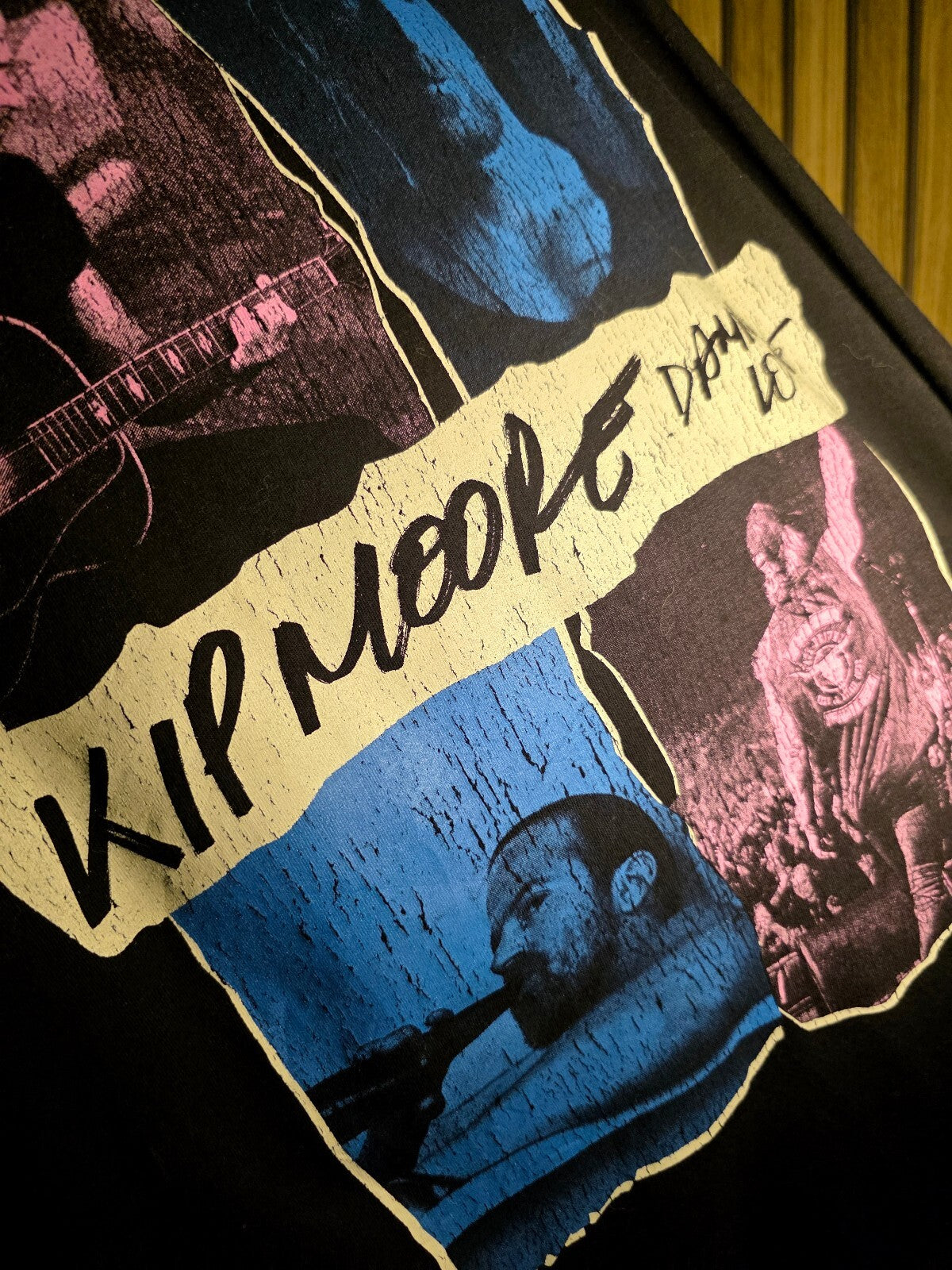 Danilo Kip Moore Tour Graphic T-Shirt Black Medium RAN64