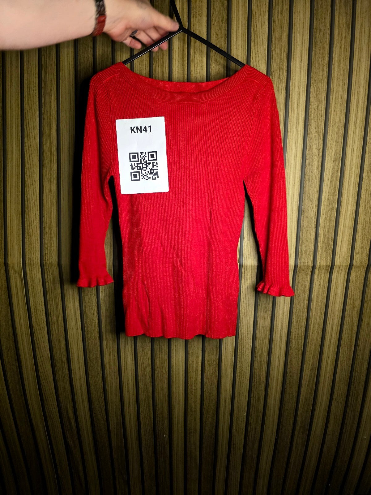 MaCo Red Petite Pullover Sweater Size 12 KN41