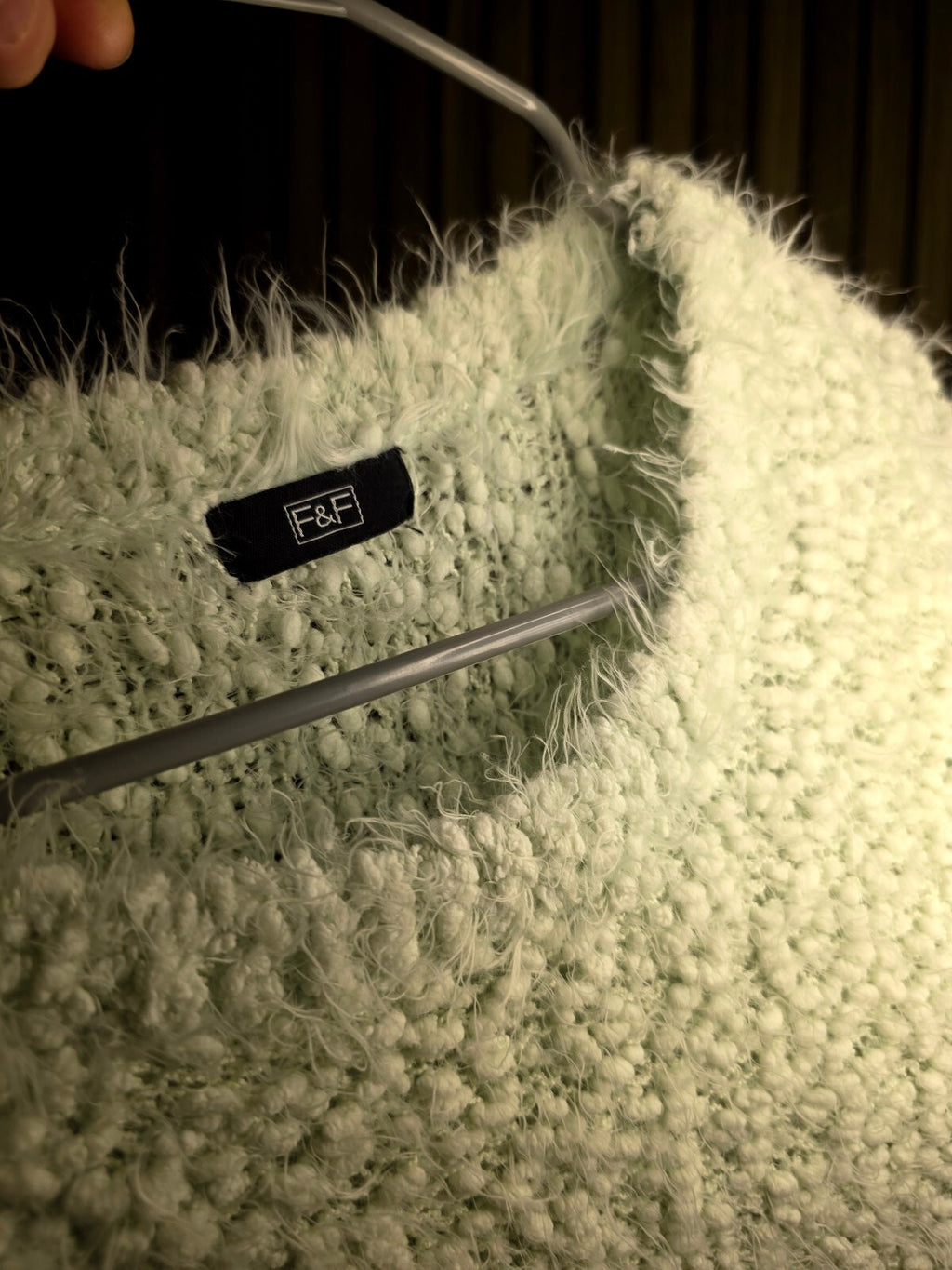 F&F Women's Pullover Sweater Cream Size 14 KN46