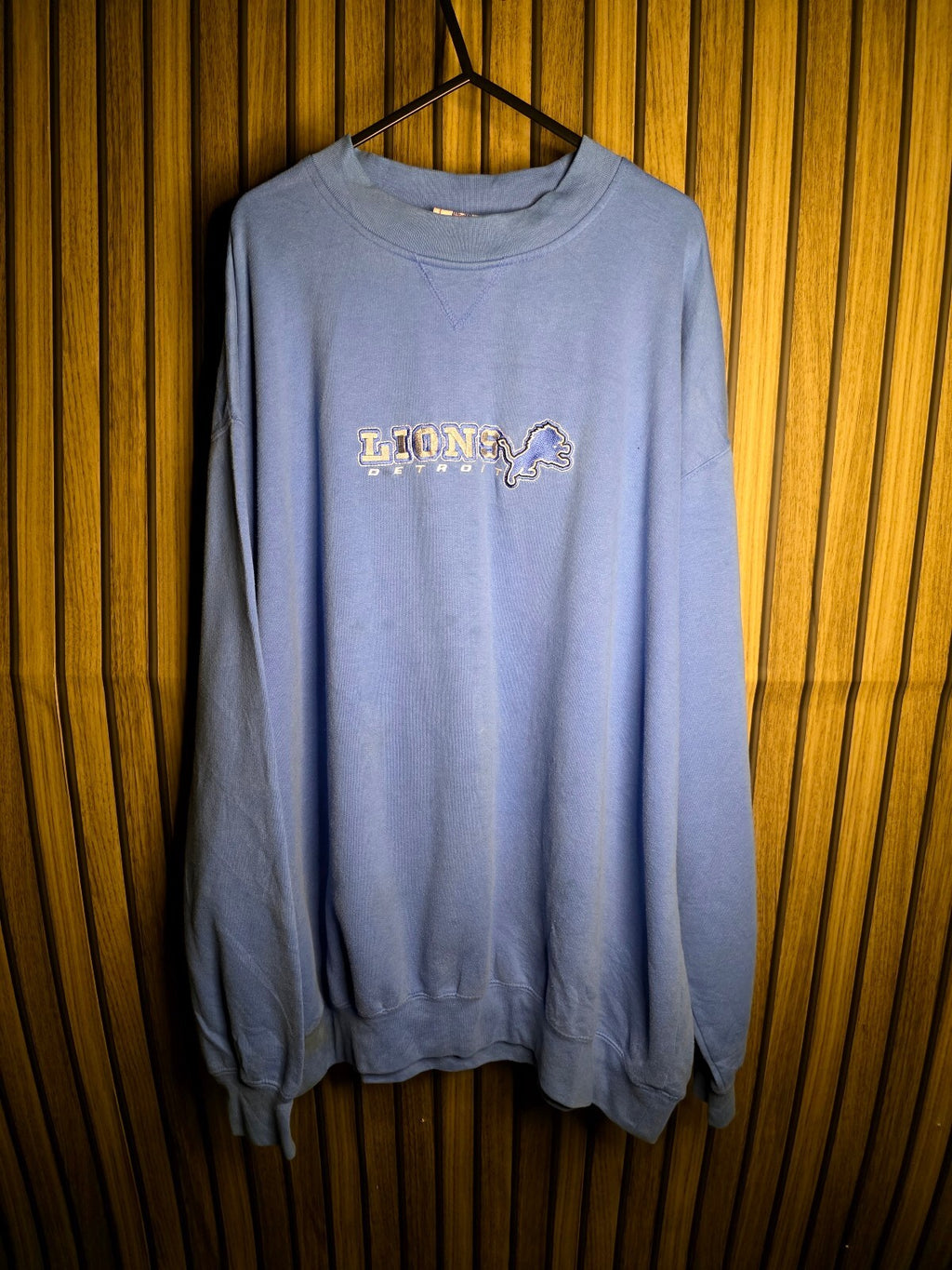 NFL Detroit Lions Blue Crewneck Sweatshirt Size XXL size RAN80