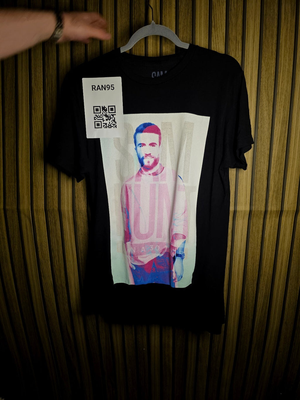 Sam Hunt Tour T-Shirt Black Graphic Medium RAN95