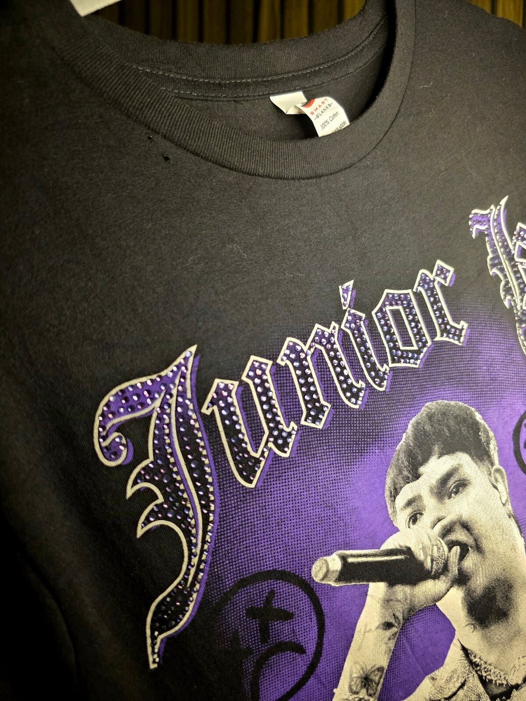 Junior H Sad Boy Live & Broken Tour Black T-Shirt Size S RAN96